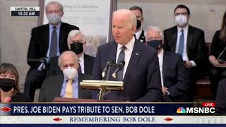 Confused Biden Reads Instructions During Remarks: "End of Message"