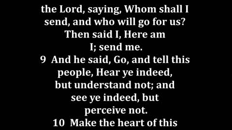Isaiah 6 King James version