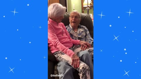 COUPLE GOALS - Married couple of 72 years still act like young kids in love