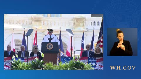 0368. President Biden and The First Lady Attend the National Peace Officers’ Memorial Service