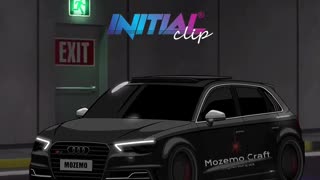 Initial D concept animation made on the Modded Audi S3 8V 🖤💥