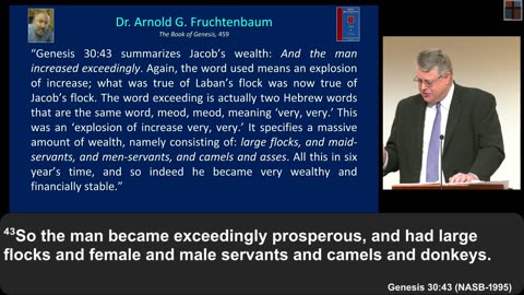 Genesis 120 - “True Riches” - Genesis 30:37-43. Dr. Andy Woods, Sr. Pastor. May 21, 2023.