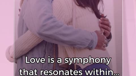 Love is a symphony...#lovefact #facts #factorfake #trending