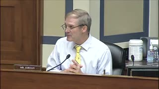 'May Be The Craziest Thing I've Ever Heard' Jim Jordan Blasts Democrats During House Hearing