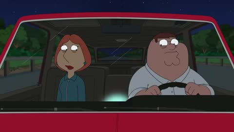 An awkward and silent car ride back home after Peter had oral s*x : Family Guy Season 21 Episode 4