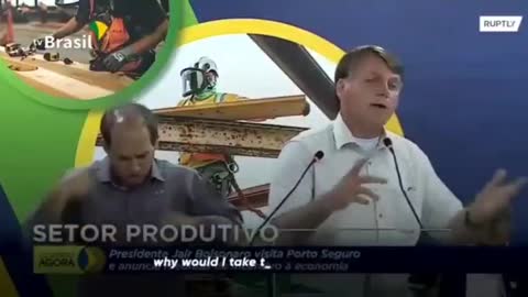 President Bolsonaro-not going to mandate the Pfizer VAX since they won't take responsibility