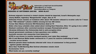 Weekend of September 2/3, 2023 News Blast #Enoch #NewsBlastReading #NBR