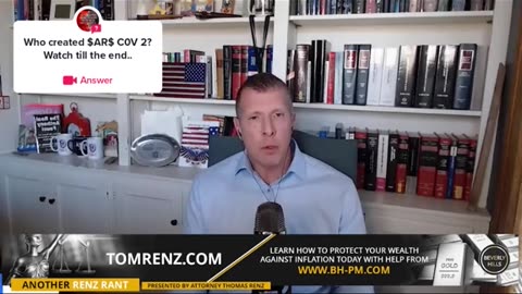 Attorney Tom Renz Talks About The Globalists Agenda