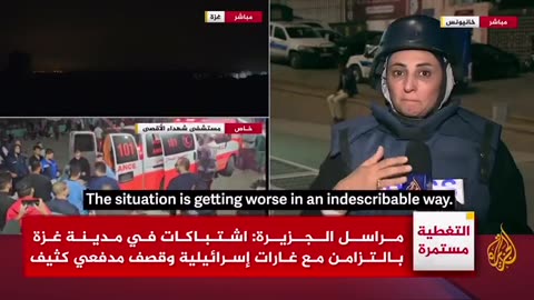 ►🚨 ⚡️ Al Jazeera Heba Akila BREAKS DOWN trying to describe the humanitarian crisis unfolding