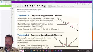 DI Geometry - Congruent Supplements/Compliments Theorems and a Proof