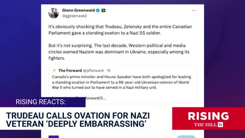 TRUDEAU Blames Russia Propaganda For 'Embarrassing' Nazi Ovation During Zelensky Visit: Rising