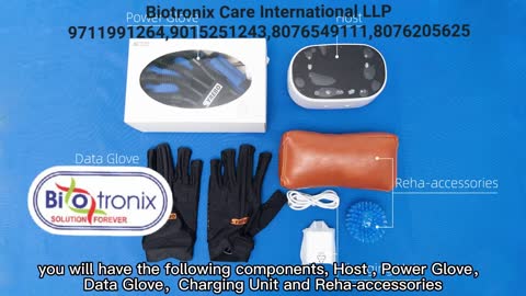 Biotronix Syrebo Soft Robotics Hand Rehabilitation Gloves Working video Demo Video