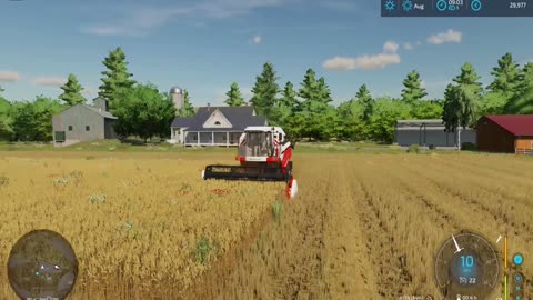 Part 18: Wheat harvesting | Farming Simulator 22 | Chilliwack map | Timelapse | (1080p60)