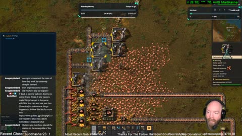 Factorio Day2 noob , Watch, Chat, Play! Be Entertained!