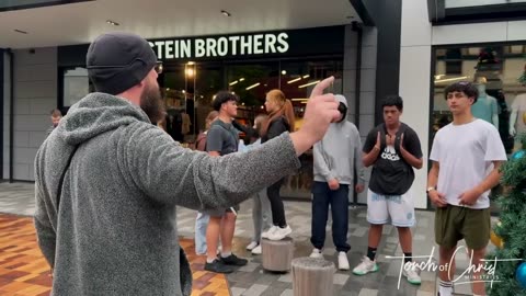 Mall cops confront me while giving teens life lessons in Invercargill, Southland, New Zealand
