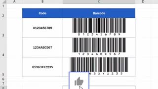 The best way how to make barcodes in Excel
