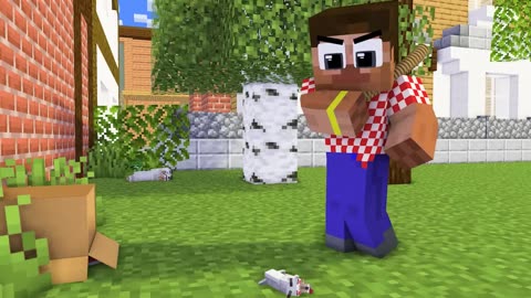 Monster School Baby Zombie and Good Dog - Sad Story - Minecraft Animation