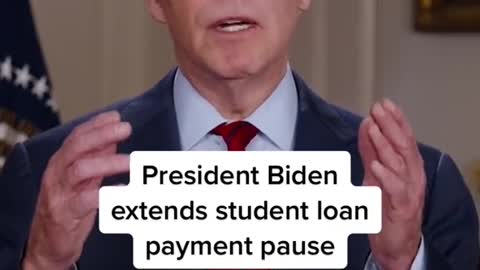 President Biden extends student loan payment pause