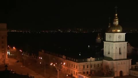Air raid sirens ringing out in the Ukrainian capital Kiev again tonight