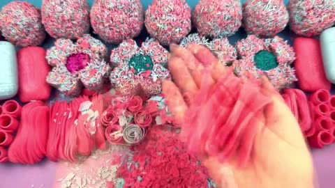 ASMR crushing soap boxes with foam 💙 Cutting soap cubes 💕 Clay cracking light plasticine 💖