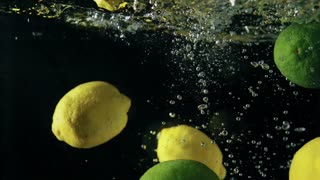 delicious lemon slow motion