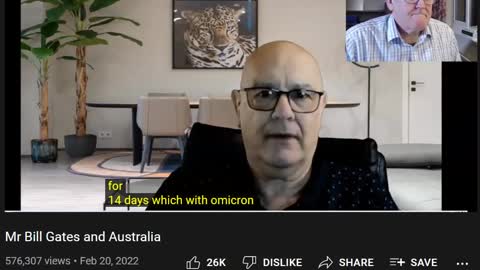 Mr. Bill gates ... Omicron is a vaccine and Australia