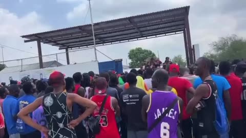 Haitians getting ready to surge the border