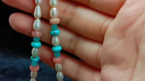 Natural turquoise spiny oyster Aventurine Amazonite pearl Rhodochrosite Multi Stone Beaded 03