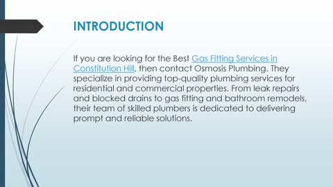 Best Gas Fitting Services in Constitution Hill