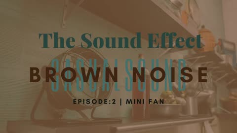 Brown Noise | Casual Sound | Episode 2: Mini Fan (ASMR) #asmrsounds #asmr #brownnoise