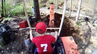 Jims Takeuchi #12 - six year old Dan operating the excavator