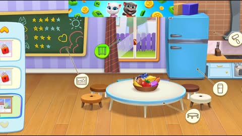 My Talking Tom and his friends , ANDROID GAMEPLAY ..TAKING TOM AND FRIENDS BY OUTFIT#1