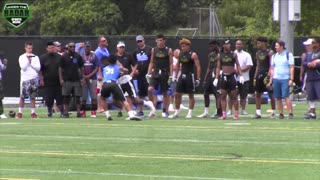 UCLA Bruin Elite Football Camp | WRs vs DBs - UTR Top Plays 2017