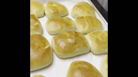 How we make rolls easily using a bread machine and our Cafe double oven.