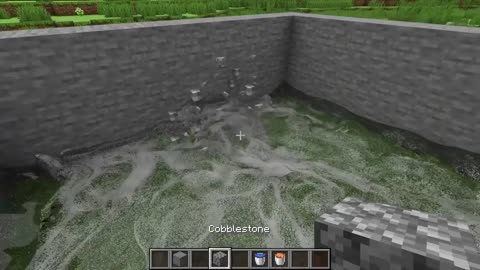 realistic lava vs water in minecraft