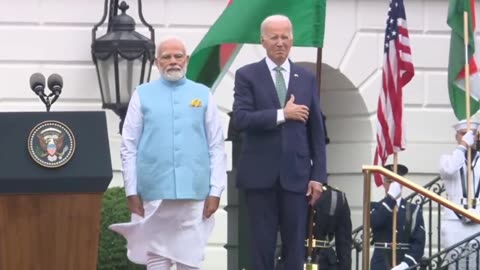 UNBELIEVABLE: Biden Decides To Put His Hand Over His Heart For India's National Anthem