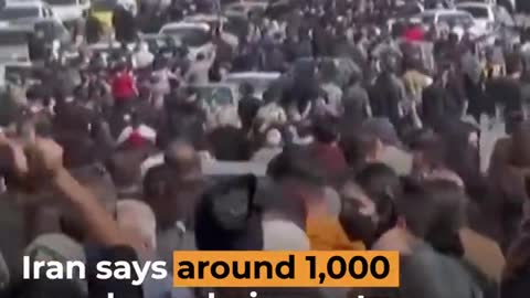 Protesters knock turbans off clerics’ heads in Iran