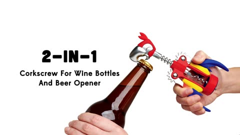 OTOTO Pinot Wine Bottle Opener Parrot Wing Corkscrews for Gifts, Bottles Manual, Cool Gadgets with