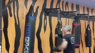 Kickboxing Class At Tiger's Black Belts & Grand Master Laino's Hapkido School