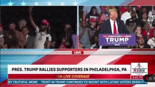 Trump welcomes Philly rapper OT7 Quanny to his Philly rally