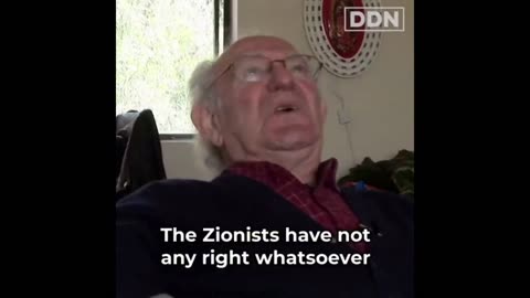 Hajo Meyer, a Holocaust survivor talks against the Israeli apartheid regime: