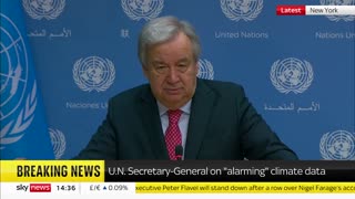 NEW 'CLIMATE CHANGE' JUST DROPPED: UN Chief Says We've Entered 'Global Boiling' [WATCH]