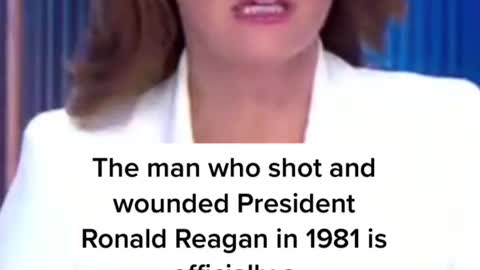 The man who shot and wounded President Ronald Reagan in 1981 is officially a