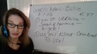 80723 N Pole-Iceland! WWIII - Ukr - Hormuz - Niger! US Mil Killed- Combat in Ukr! W Billie 47