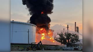 Louisiana refinery fire extinguished after lightning strike