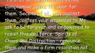 YOUR GREATEST PROTECTION IS OBEDIENCE... Jesus explains ❤️ Love Letter from Jesus March 24, 2017