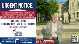 Why the Georgia Freedom Caucus is Holding a Press Conference Today At Capitol