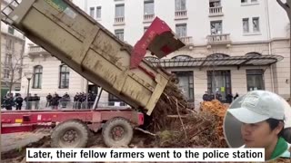 Massive protest by French farmers in Nimes on Tuesday 21st.