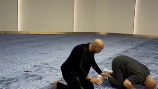 Andrew Tate praying in a mosque