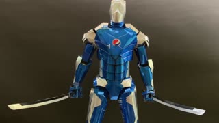 Homemade Armored Pepsiman Using Pepsi Barrels| Save Those barrels ♻️